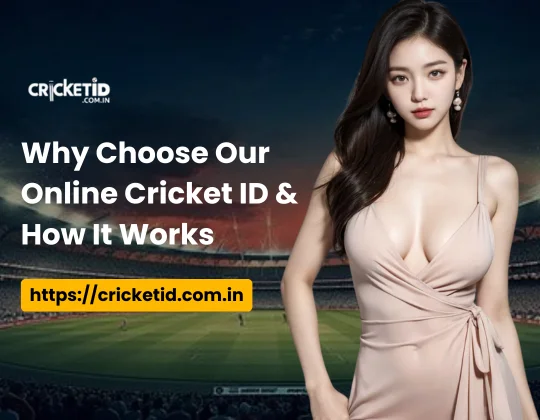 Cricket betting on mobile with stadium background and coins